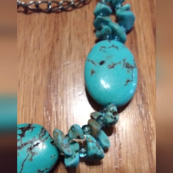 Sterling ,and turquoise bracelet - Picture 3 of 16